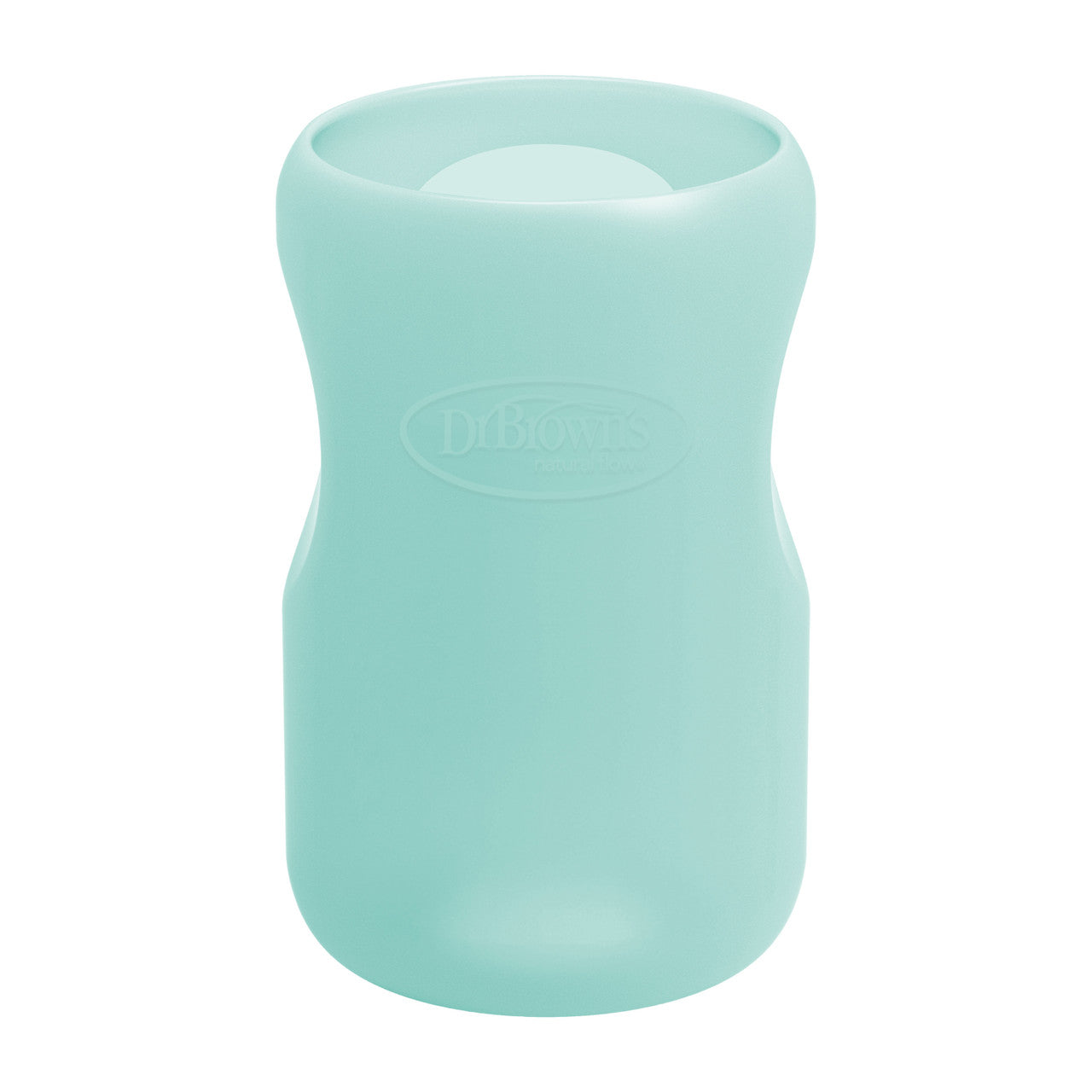 Dr Brown's 270ml Glass Silicone Sleeve Mint