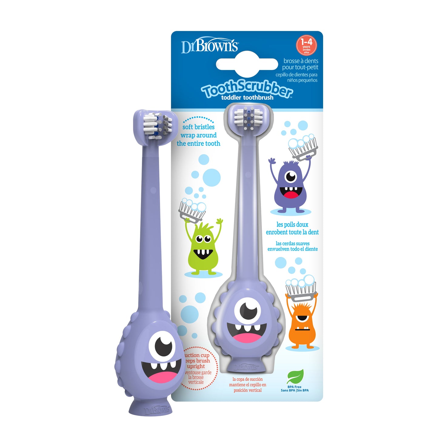 Dr. Brown’s™ ToothScrubber™ Toddler Toothbrush