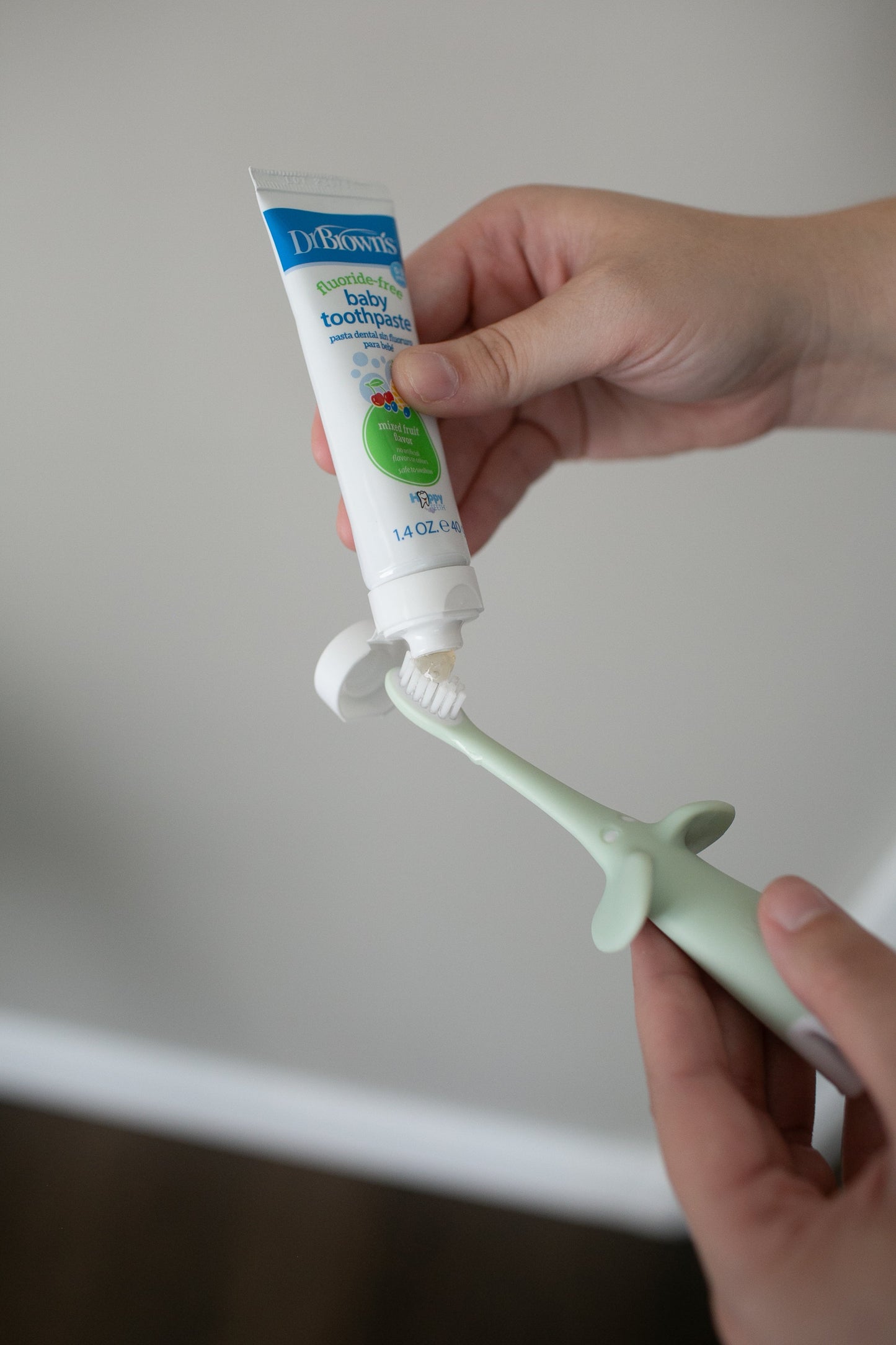 Dr Brown's Infant-to-Toddler Toothbrush, Elephant, 1-Pack