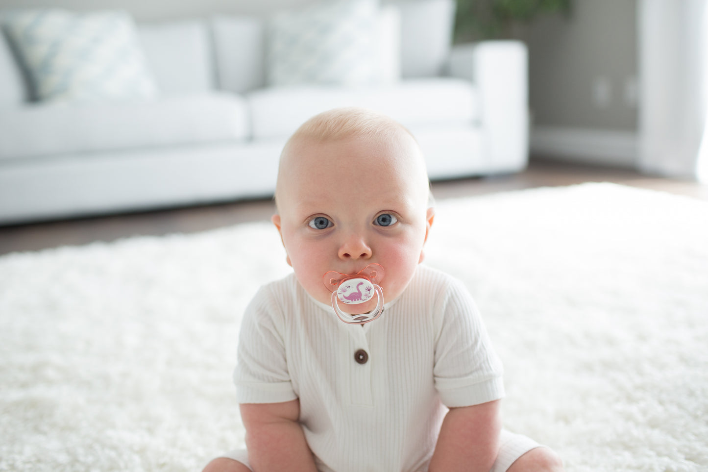 PreVent Glow In The Dark Butterfly Soothers Pink Dinosaur / Planet 6-18 Months