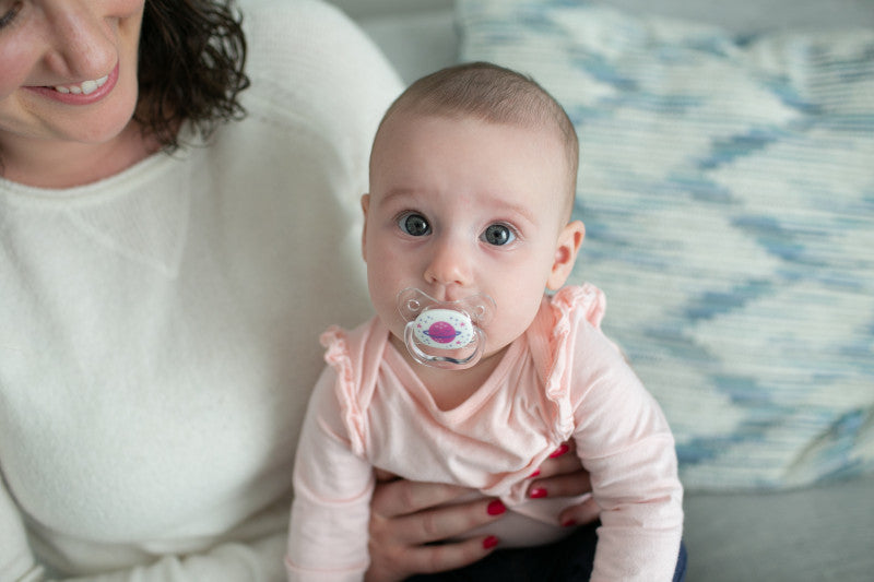 PreVent Glow In The Dark Butterfly Soothers Pink Dinosaur / Planet 6-18 Months