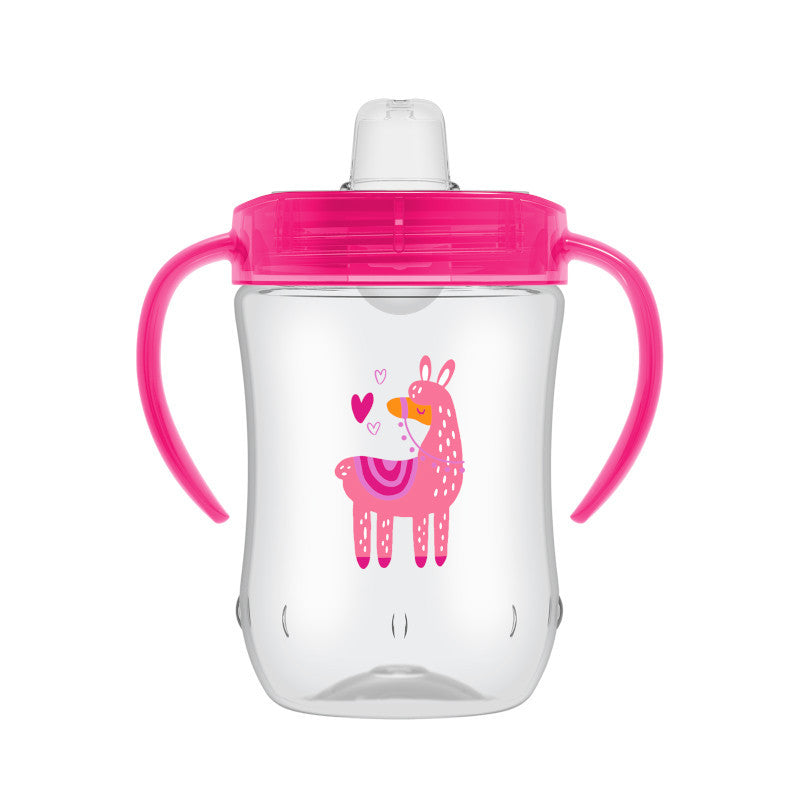 Dr Brown's Soft Spout Toddler Cup Pink Llama 270ml