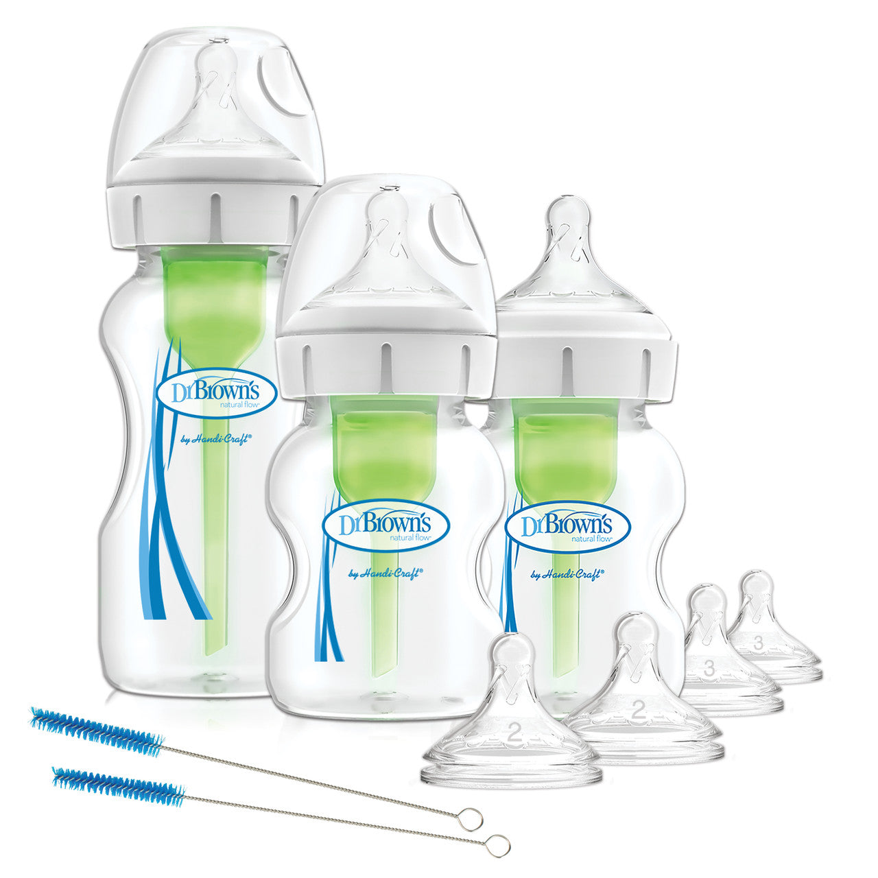 Dr Brown's Options+ Anti-Colic Baby Bottle Starter Kit