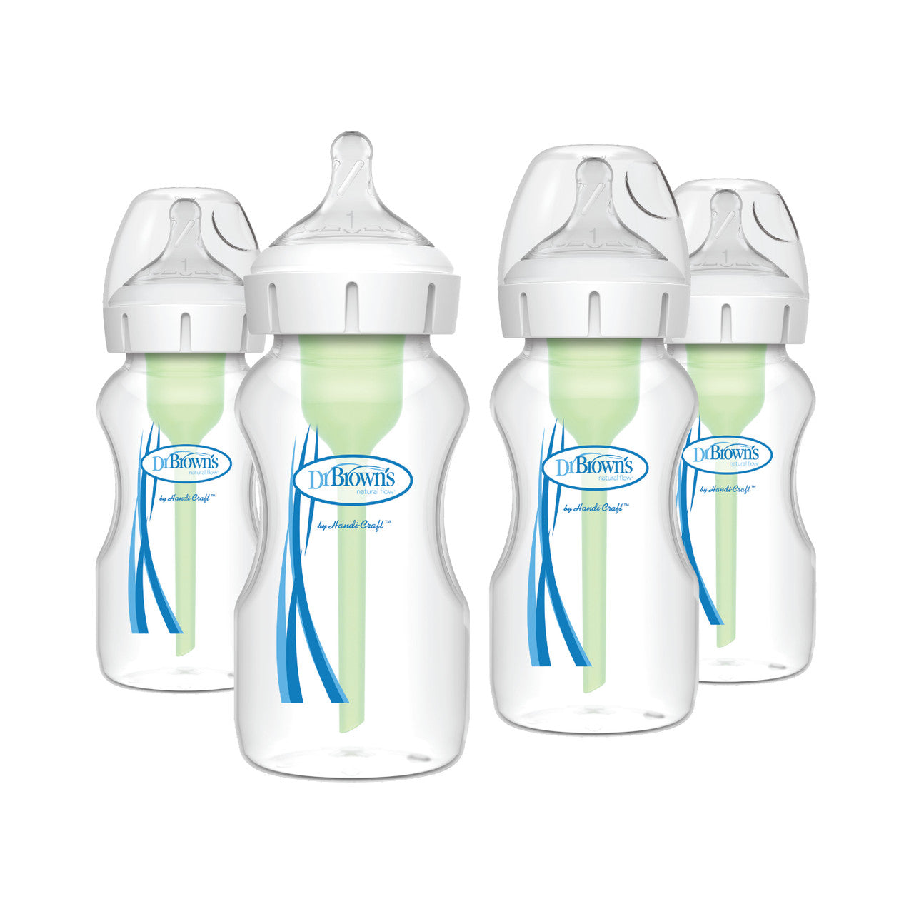 Dr Brown's Options+ Anti-Colic Baby Bottle 270ml Four Pack