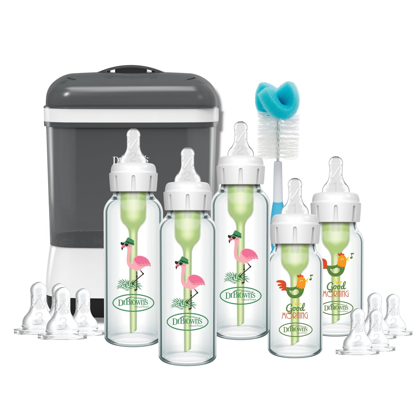 Dr Brown's Narrow Neck Glass Bundle