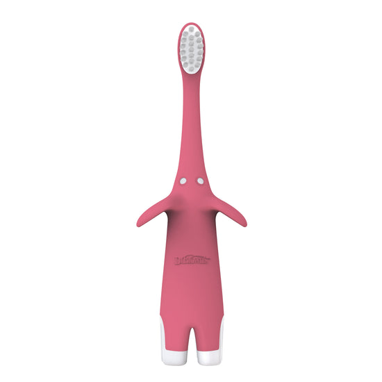 Dr Brown's Infant-to-Toddler Toothbrush, Pink Elephant, 1-Pack
