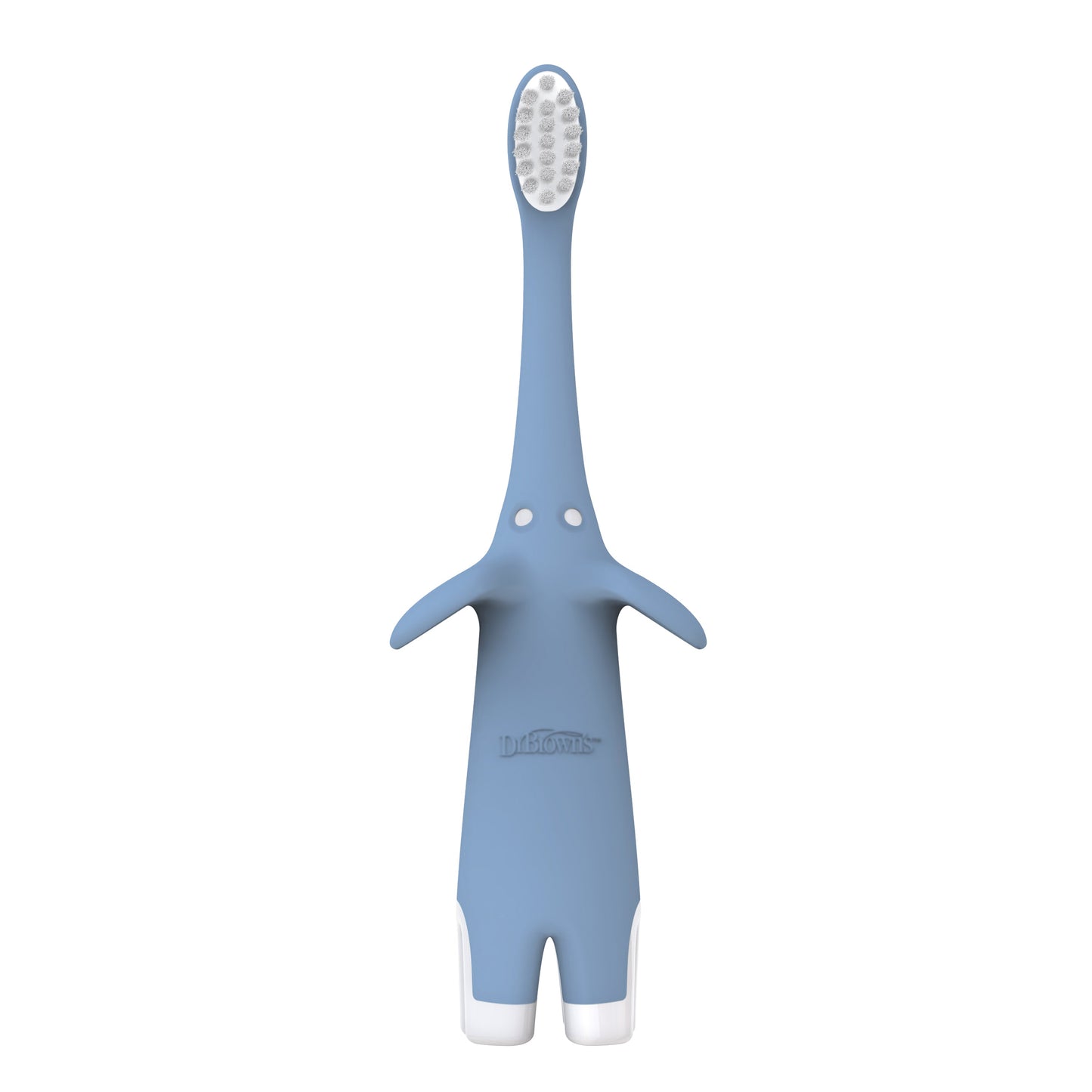 Dr Brown's Infant-to-Toddler Toothbrush, Blue Elephant, 1-Pack