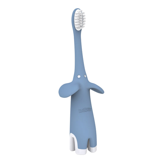 Dr Brown's Infant-to-Toddler Toothbrush, Blue Elephant, 1-Pack