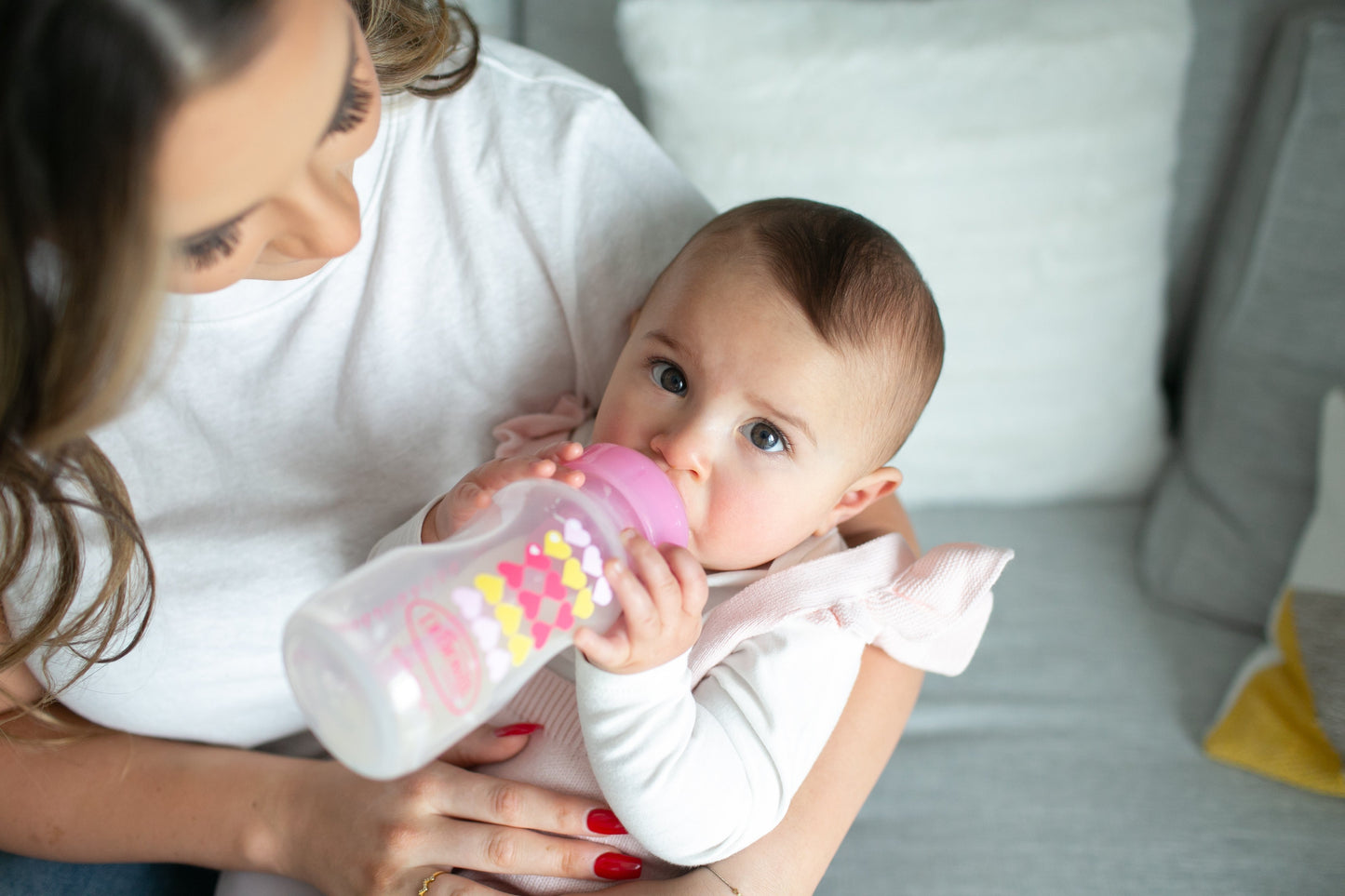 Dr. Brown's 270ml Wide-Neck Transition Bottle - Pink