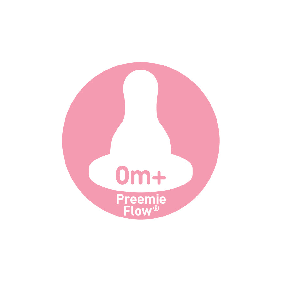 Dr. Brown’s Natural Flow® Anti-Colic Narrow Baby Bottle, 60ml with Preemie Flow™ Nipple