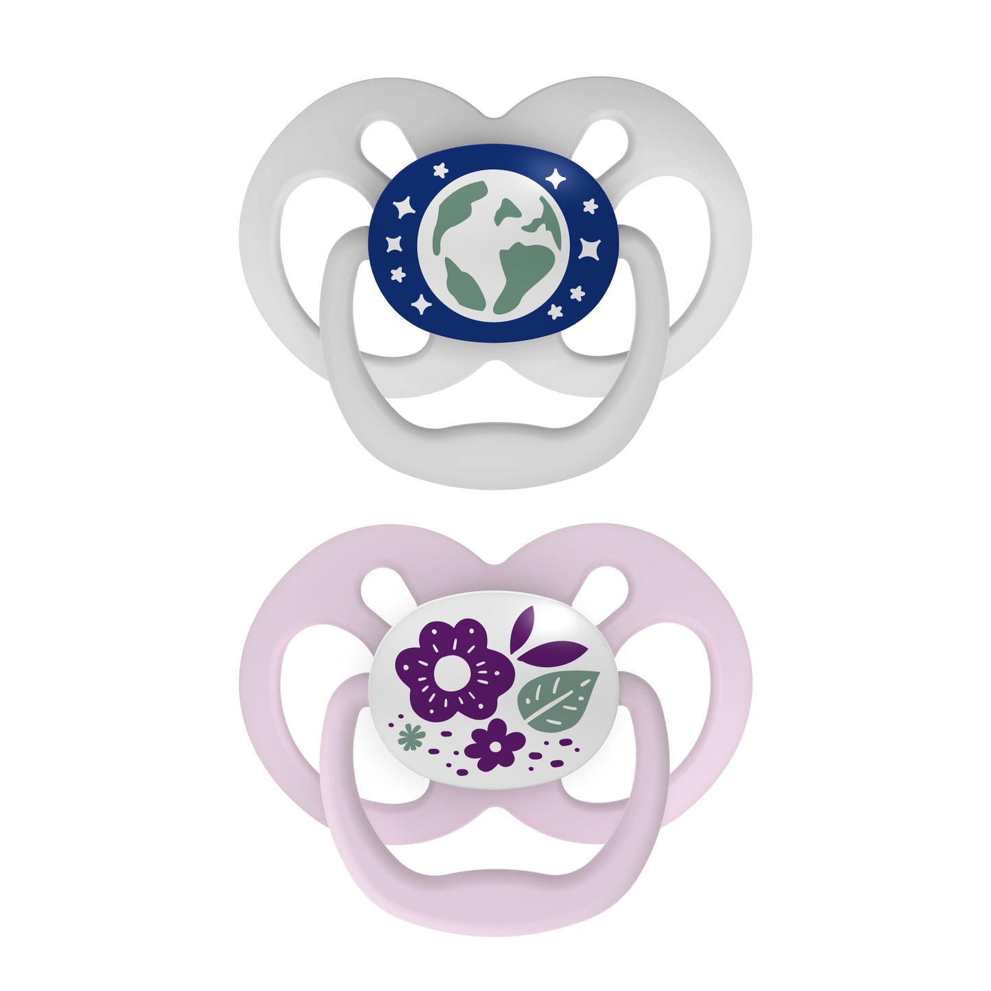 Dr Brown's Advantage Glow in the Dark Soother 6-18 Month - Pink