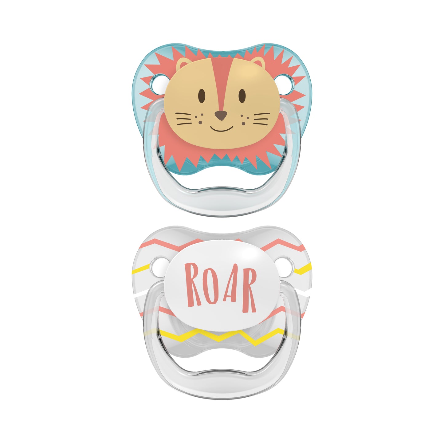 Dr Brown's PreVent Soothers  - Animal Faces, 0-6 Month