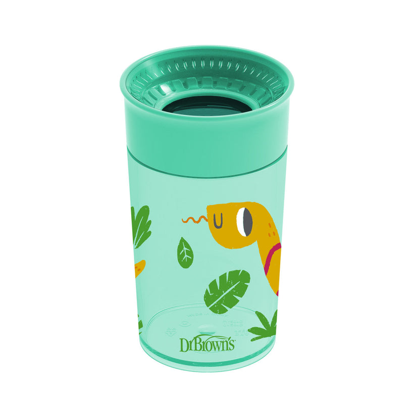 Dr Brown's Milestones Cheers360 Cup, 10oz/300ml, Green