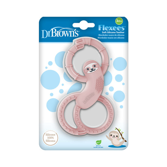 Dr Brown's Flexees Sloth Teether - Pink