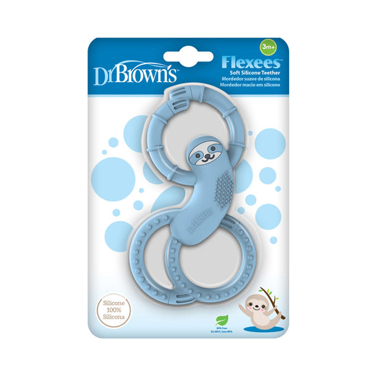 Dr Brown's Flexees Sloth Teether - Blue