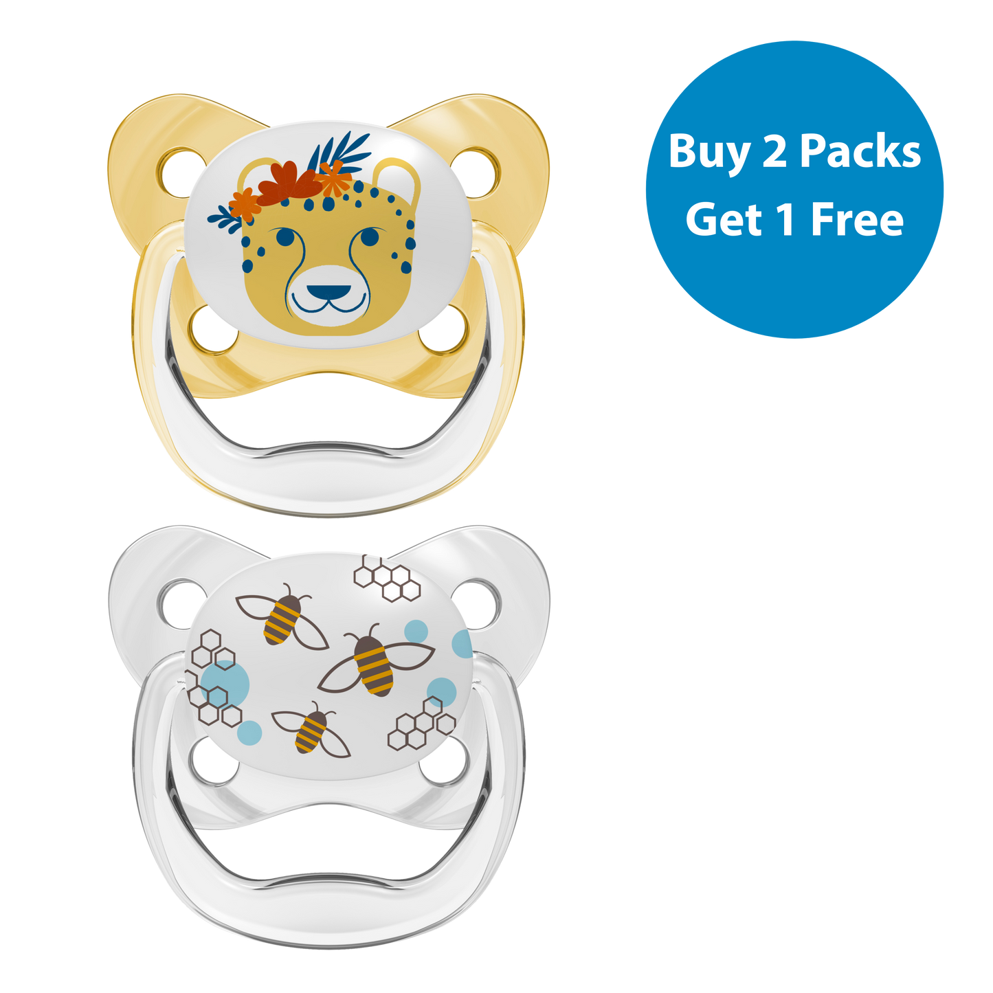 PreVent Butterfly Soothers Yellow Lion / Bee 6-18 Months