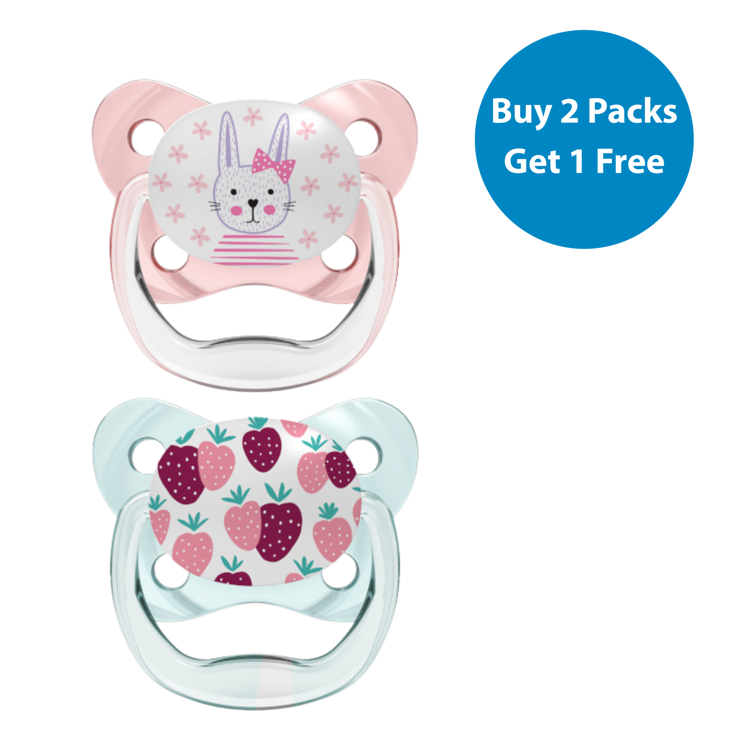 PreVent Butterfly Soother Pink - Bunny / Strawberry 0-6 Months