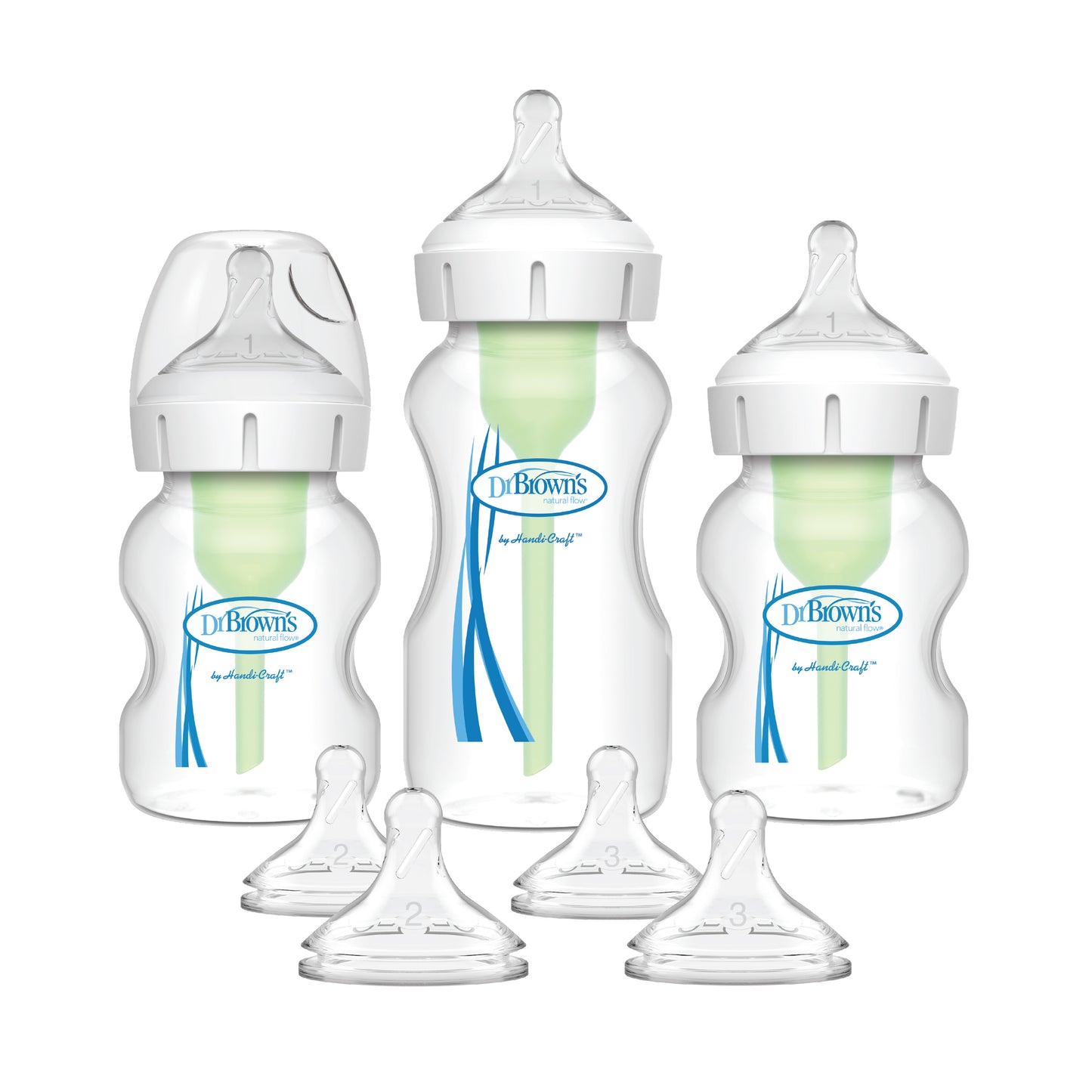 Dr Brown's Options+ Anti-Colic Baby Bottle Starter Kit