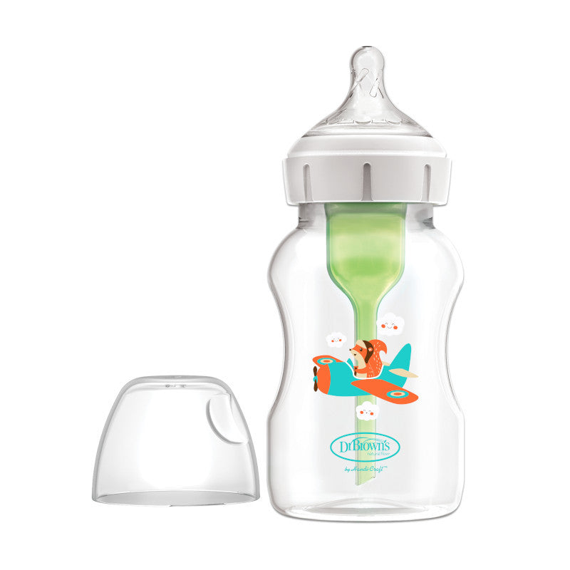 Dr Brown's Options+ Anti-Colic 330ml Baby Bottle - Squirrel