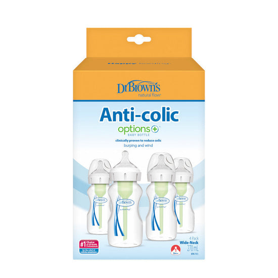 Dr Brown's Options Anti-Colic 270ml Four Pack Baby Central