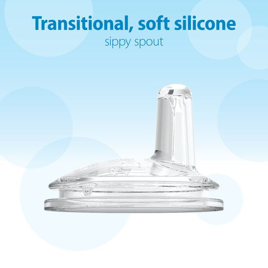 Dr. Brown's 270ml Wide-Neck Transition Bottle - Blue Rainbow