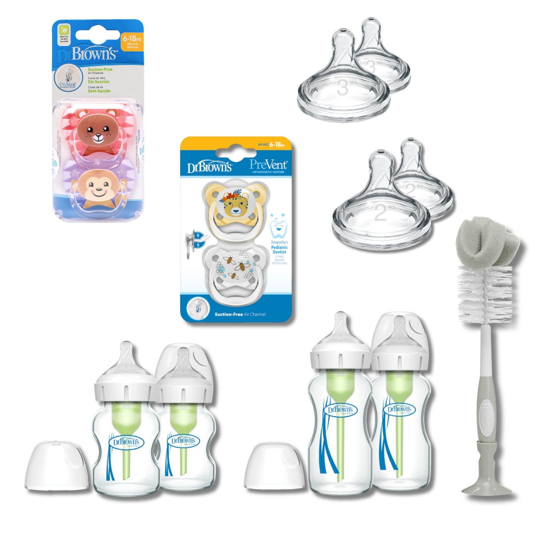 Dr Brown's Wide Neck Glass Bundle