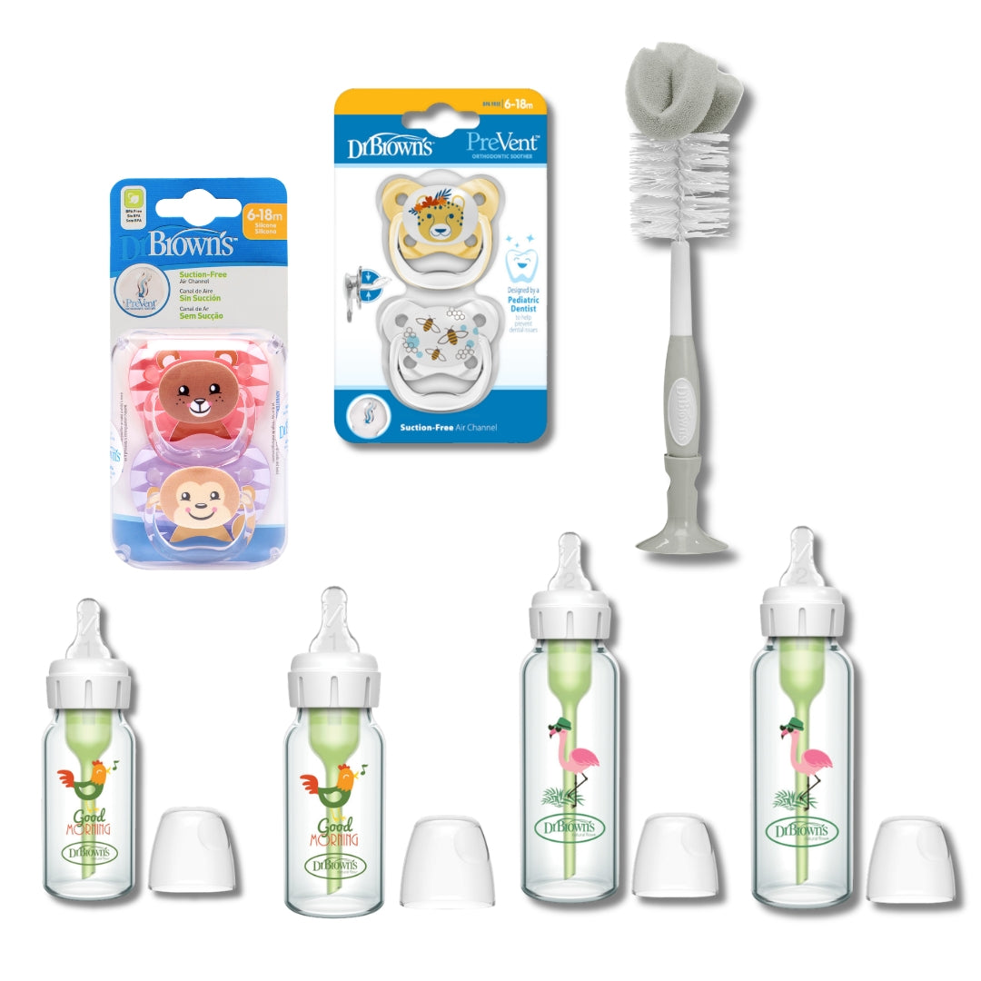 Dr Brown's Narrow Neck Glass Bundle