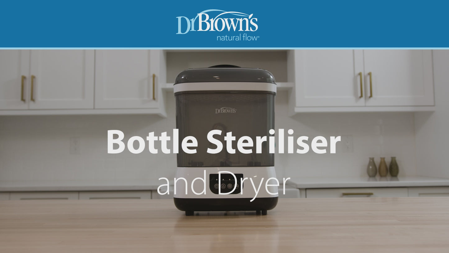 Load and play video in Gallery viewer, Dr Brown&amp;#39;s Steam Bottle Steriliser and Dryer
